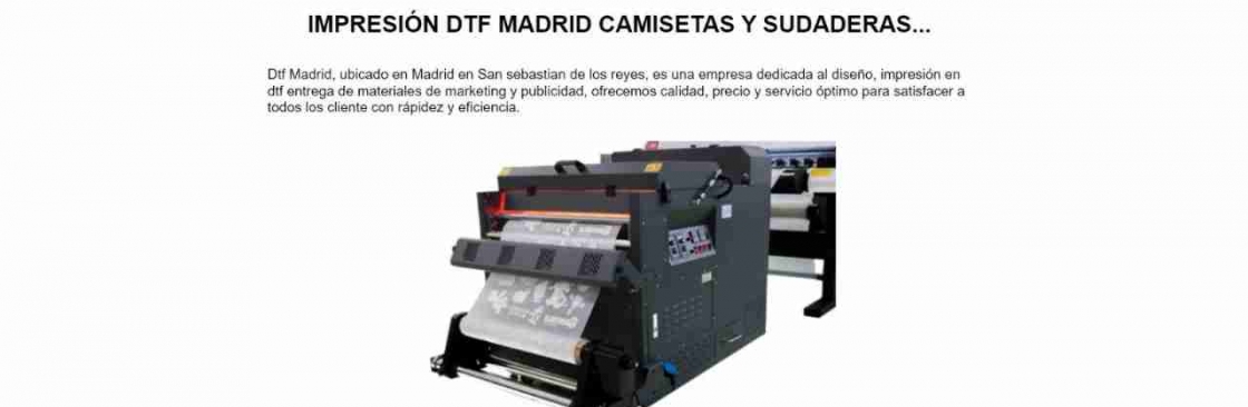Imprimir dtf por metros Madrid