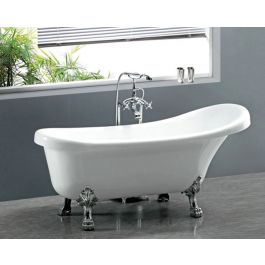 CLAW FOOT ACRYLIC FREE STANDING SOAKING BATHTUB 1700 X 780 X 700MM