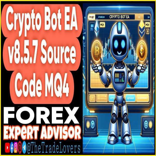 CryptoBot EA V8.5.7 Source Code MQ4 (Works on Build 1431+) | Forex Robot | MT4 Expert Advisor - The Trade Lovers