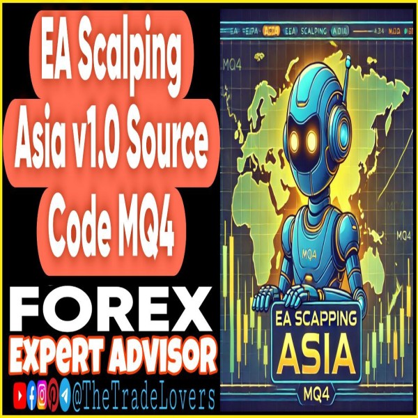 EA Scalping Asia v1.0 Source Code MQ4 (Works on Build 1431+) | Forex Robot | MT4 Expert Advisor - The Trade Lovers