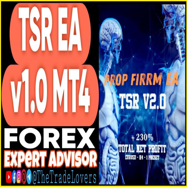 TSR EA v1.0 MT4 (Works on Build 1431+) | Forex Robot | MT4 Expert Advisor - The Trade Lovers