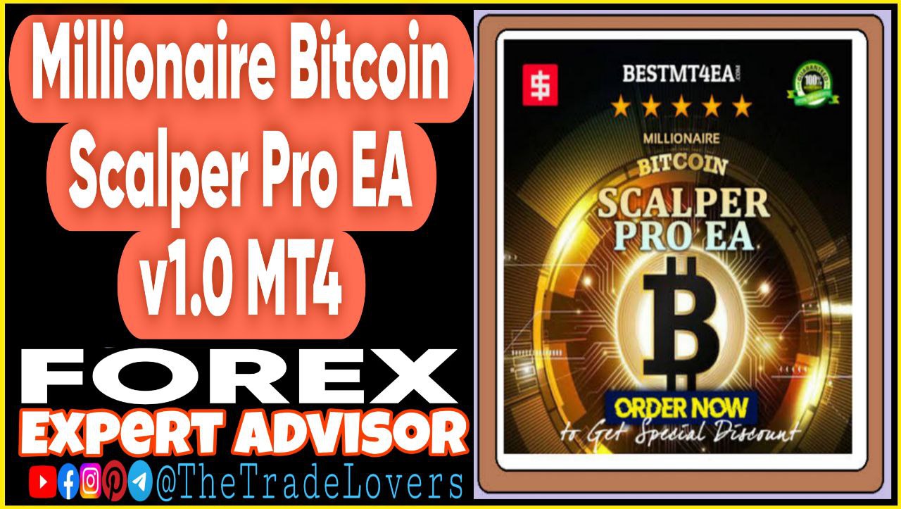 Millionaire Bitcoin Scalper Pro EA v1.0 MT4 (Works on Build 1431 ) | Forex Robot | MT4 Expert Advisor - Payhip