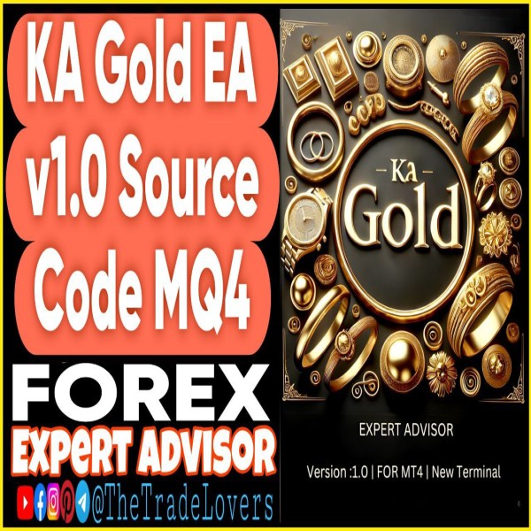 KA Gold Bot EA v1.0 Source Code MQ4 (Works on Build 1431+) | Forex Robot | MT4 Expert Advisor - The Trade Lovers