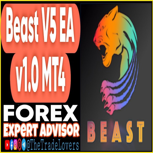 Beast V5 EA v1.0 MT4 + Indicator (Works on Build 1431+) | Forex Robot | MT4 Expert Advisor - The Trade Lovers