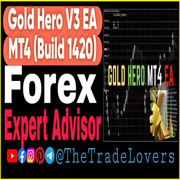 Gold Hero EA V3 MT4 With Sets (Works on Build 1421+) | Forex Robot | MT4 Expert Advisor - The Trade Lovers