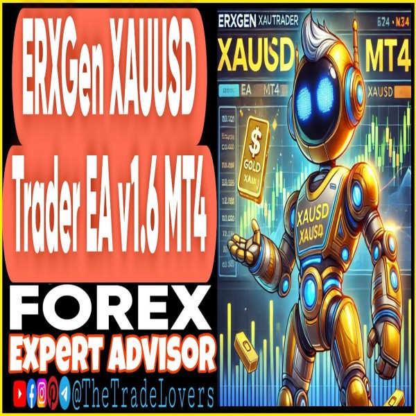 ERXGen XAUUSD Trader EA v1.6 MT4 (Works on Build 1431+) | Forex Robot | MT4 Expert Advisor - The Trade Lovers