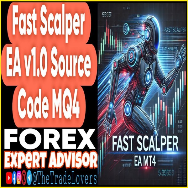 Fast Scalper EA v1.0 Source Code MQ4 (Works on Build 1431+) | Forex Robot | MT4 Expert Advisor - The Trade Lovers