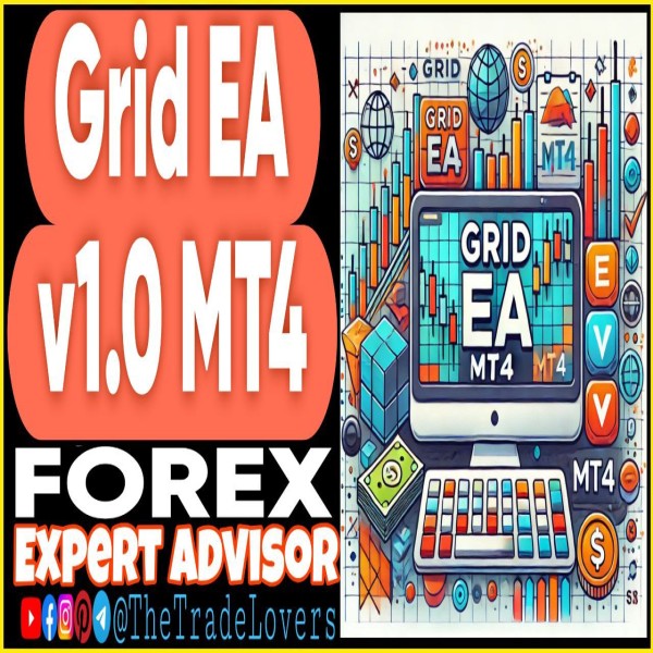 Grid EA v1.0 MT4 (Works on Build 1431+) | Forex Robot | MT4 Expert Advisor - The Trade Lovers