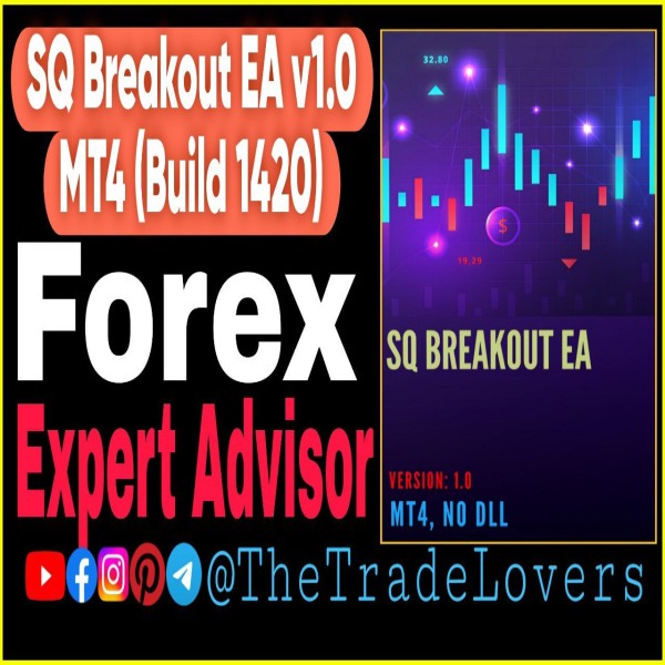 SQ Breakout EA V1.0 MT4 No DLL (Platform Build 1421+) | Forex Robot | MT4 Expert Advisor - The Trade Lovers