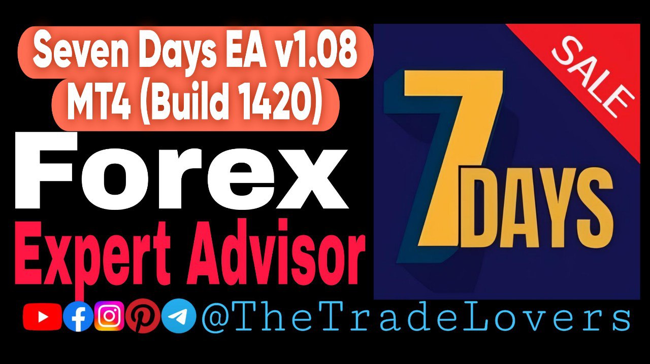 SevenDays EA V1.08 MT4 No DLL(Platform Build 1420) | Forex Robot | MT4 Expert Advisor - Payhip