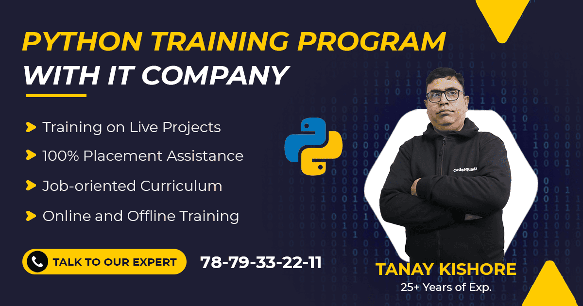 Become a Python Expert with CodeSquadz Python Training in Noida