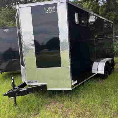 Titanium 7x16TA Black Enclosed Cargo Trailer Profile Picture