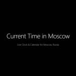Current Time in Moscow