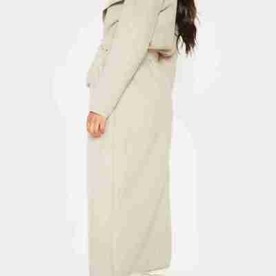 Stone Waterfall Drapped Duster Maxi Coat Profile Picture