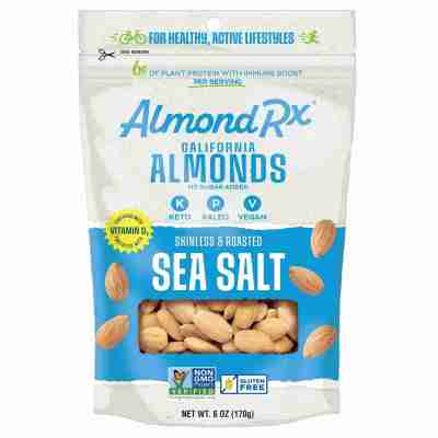 Multipack of 1 oz Sea Salt Skinless & Roasted Almonds Snack Packs – Fortified with Vitamin D3 Profile Picture