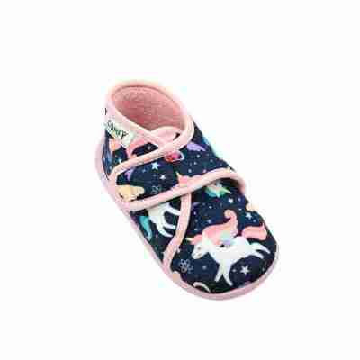 Comfy GALLIA ECPVT 1130 Slipper for girl in Pink-Blue fabric Profile Picture