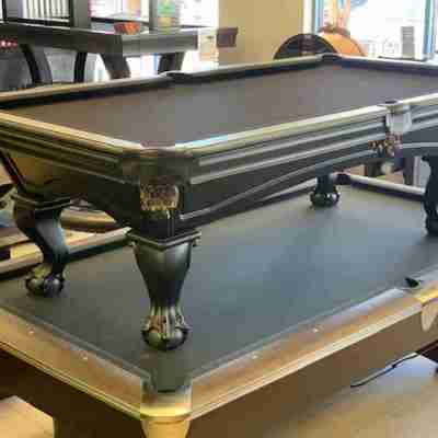 Poseidon Pool Table | 7 or 8 Foot | 2 Tone | Matte Black and Titan Blue | Brunswick | Profile Picture