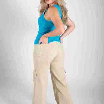 Turquoise Sleeveless Knitted Top Profile Picture