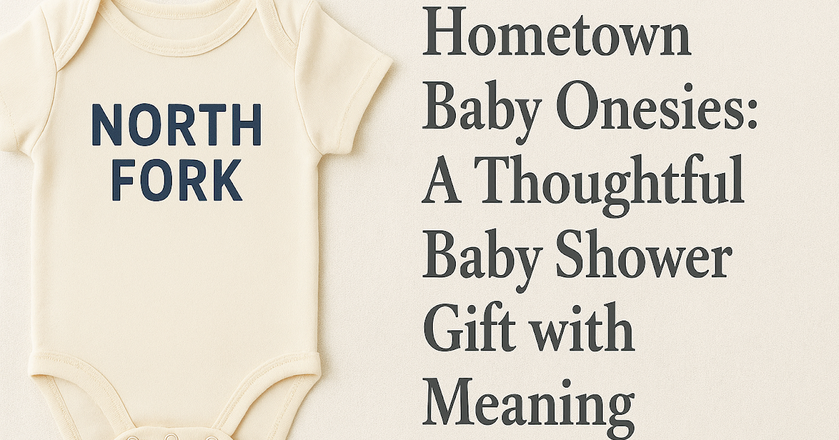 The Meaning Behind Hometown Baby Onesies for Baby Showers