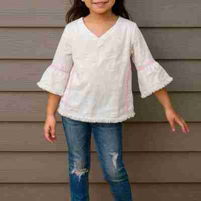 GIRLS'S TOP WITH FRILL Profile Picture