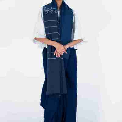 Neel - Indigo Jamdani saree Profile Picture
