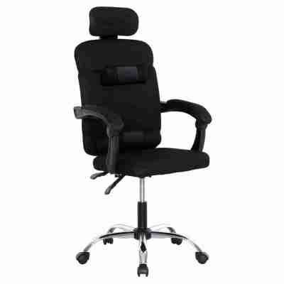 OFFICE CHAIR CRONER HM1196.01 BLACK MESH-METAL BASE 58x99x120cm. Profile Picture