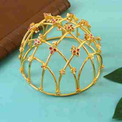 JD-106 - Jadau Kundan Jadebille with Emerald Profile Picture