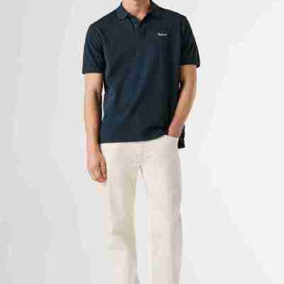 Pepe Jeans Ανδρικό Polo T-shirt PM5400087-594 Μπλέ Profile Picture