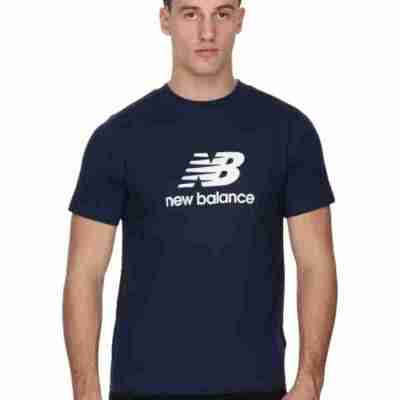 New Balance Ανδρικό T-shirt MT41502-NNY Μπλε Profile Picture