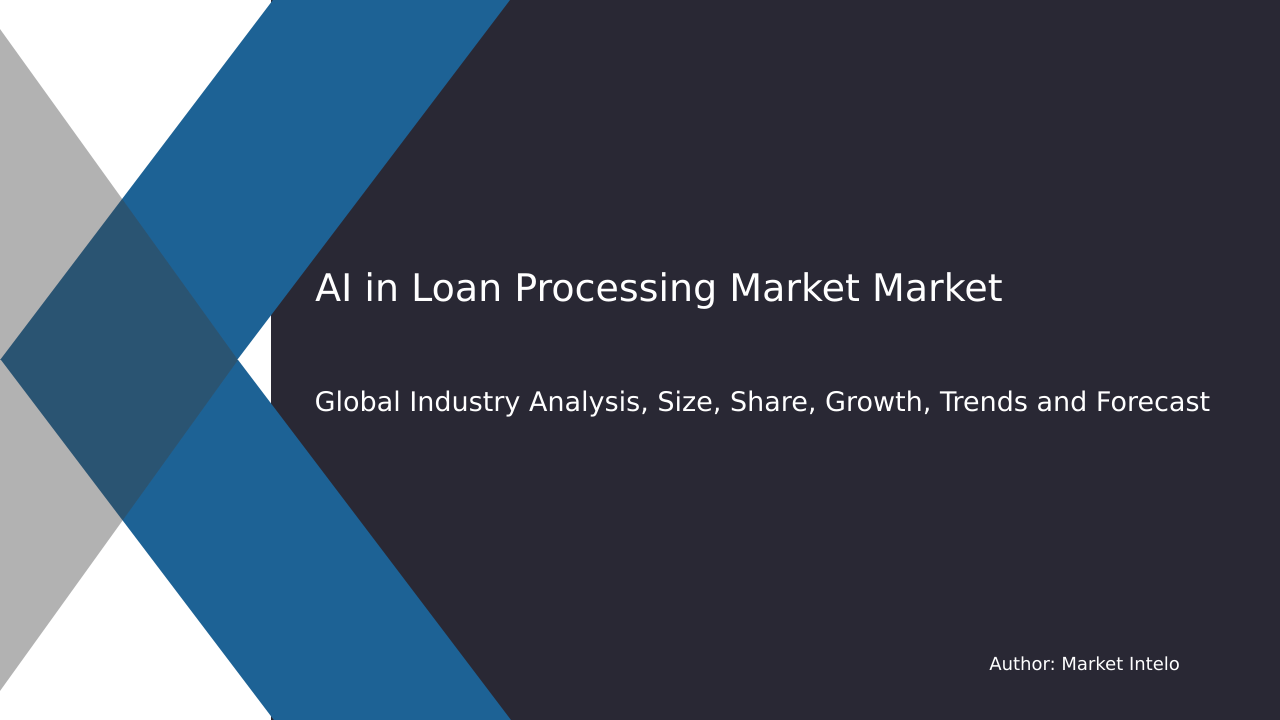 AI in Loan Processing Market Research Report 2033