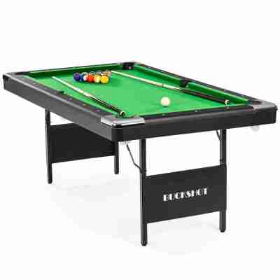 BuckShot Pooltafel Atlanta 6ft - Inklapbare poten - Groen Profile Picture