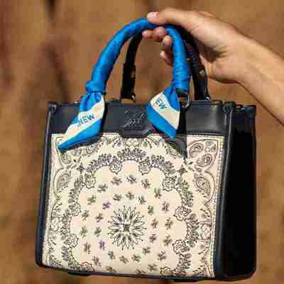 ANEW Golf Paisley Golf Tote Bag - Navy Profile Picture