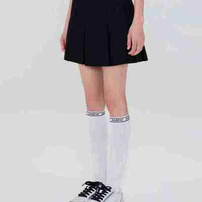 Women's Jacquard Pants Skirt - Black Profile Picture