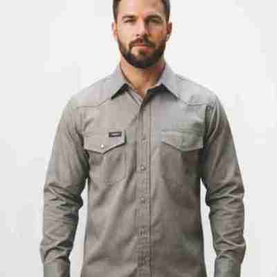 Forge Fr Men's Solid Light Grey Long Sleeve Shirt Profile Picture