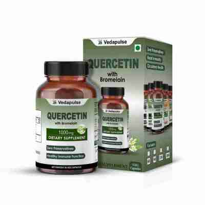 Quercetin with Bromelain Capsules 1000mg | Vedapulse Profile Picture