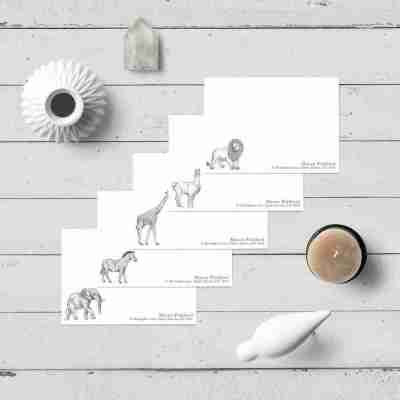 Buy Personalised Stationery Gift Set Watercolour Animals Profile Picture