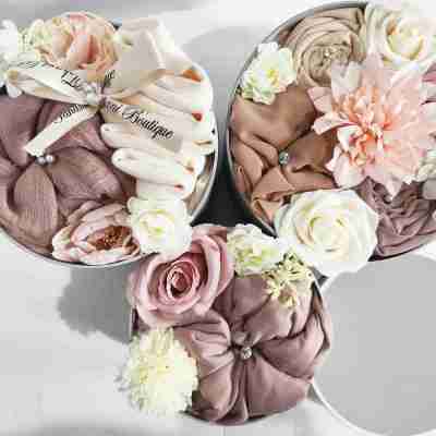 Lush pastel personalised, Hijab Gift Box, Personalized Luxury Hijabs, Floral Arrangement, Elegant we Profile Picture