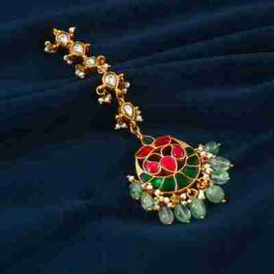 MT-104 - Jadau Kundan Mangtika with Emerald Profile Picture