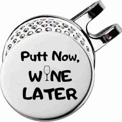Putt Now Wine Later Ball Marker & Magnetic Hat Clip Profile Picture